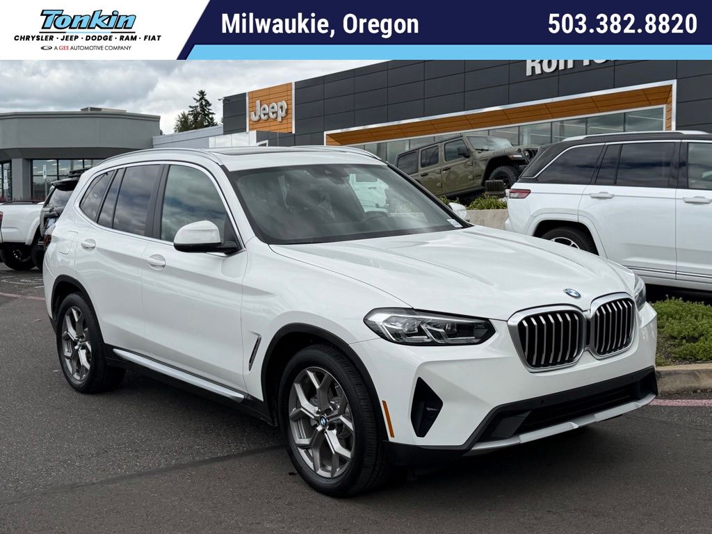 Alpine White 2022 BMW X3 xDrive30i AWD SUV / Crossover All-Wheel Drive 8-Speed Automatic