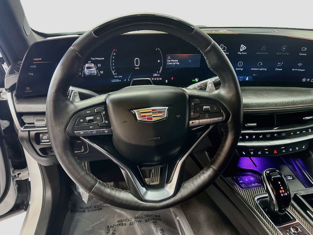 Used 2025 Crystal White Tricoat Cadillac Sport image 11