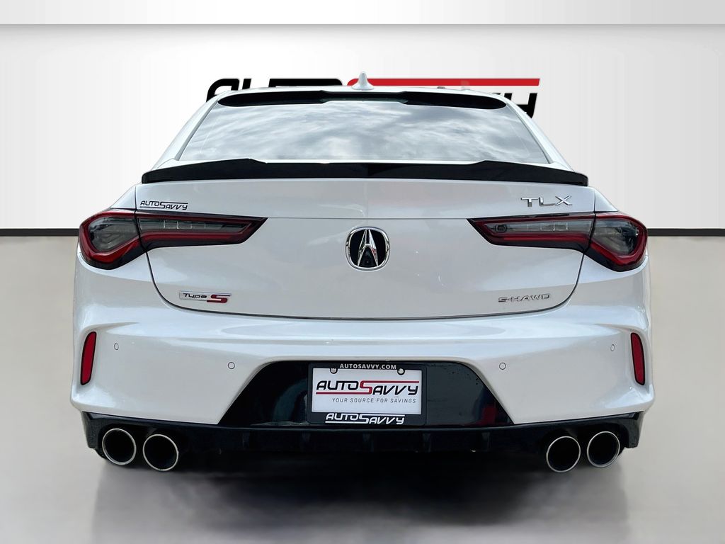 2023 Acura TLX Type S White at Texan Dodge Chrysler Jeep Ram