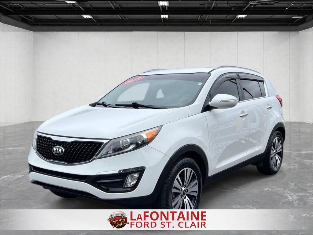 Clear White 2015 Kia Sportage EX SUV / Crossover Front-Wheel Drive 6-Speed Automatic