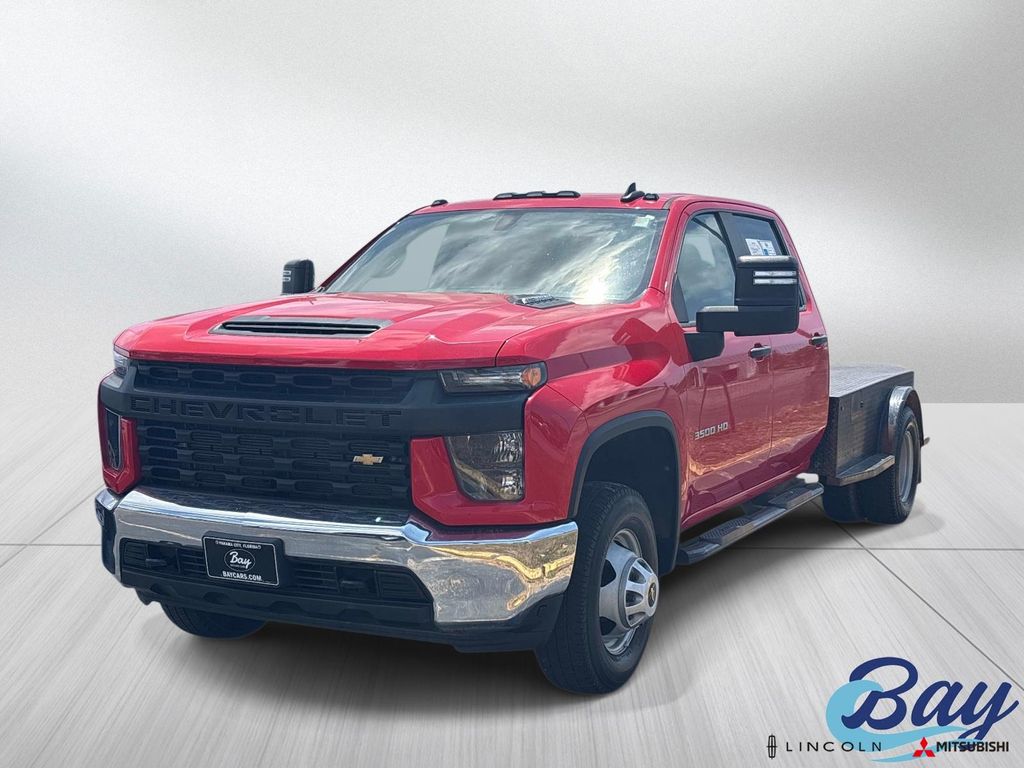Red Hot 2022 Chevrolet Silverado 3500HD Work Truck Crew Cab LB 4WD Pickup Truck Four-Wheel Drive Automatic