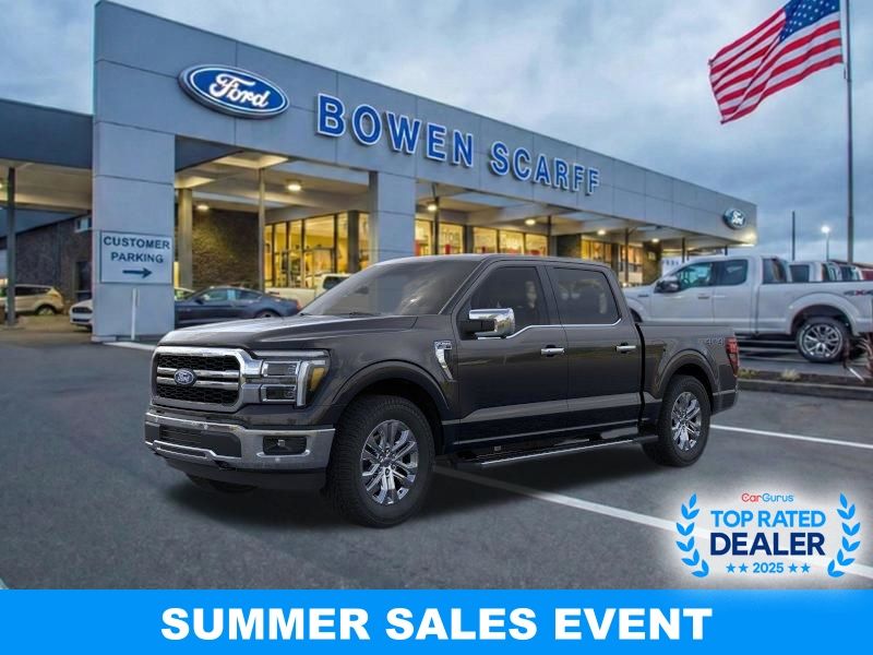 Agate Black Metallic 2025 Ford F-150 Pickup Truck Four-Wheel Drive Automatic