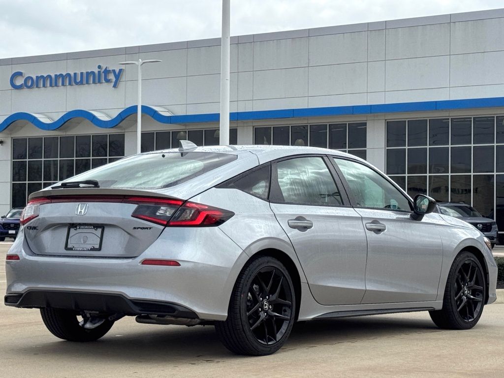 2026 Honda Civic Sport Silver at DeMontrond Auto Country