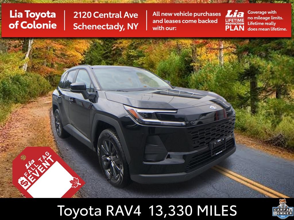 Midnight Black Metallic 2026 Toyota RAV4 SUV / Crossover All-Wheel Drive Continuously Variable Transmission