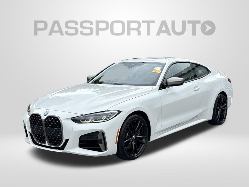 Alpine White 2024 BMW 4 Series Coupe All-Wheel Drive 8-Speed Automatic