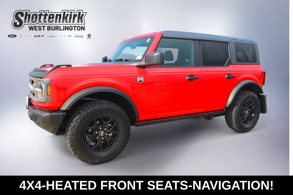 Race Red 2023 Ford Bronco Big Bend 4-Door 4WD SUV / Crossover Four-Wheel Drive Automatic