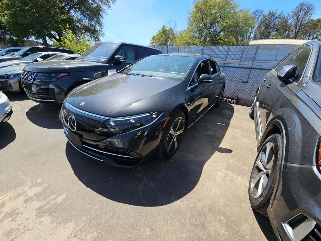 Black 2023 Mercedes-Benz EQS 450+ RWD Sedan Rear-Wheel Drive 1-Speed Automatic