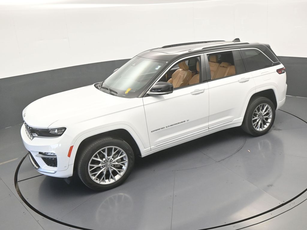 Used 2022 Bright White Clearcoat Jeep Summit image 59