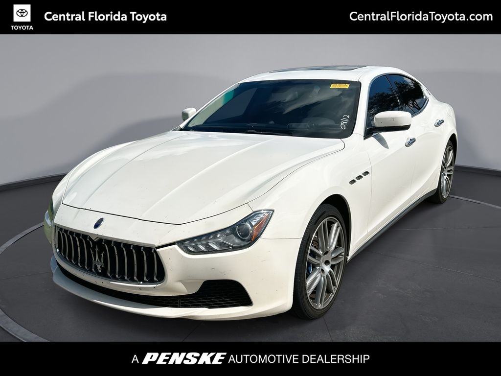 Bianco 2015 Maserati Ghibli Sedan Rear-Wheel Drive 8-Speed Automatic
