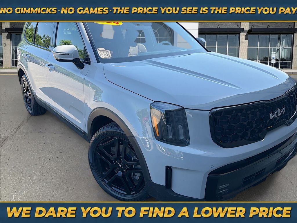 Wolf Gray 2024 Kia Telluride SX-Prestige X-Line AWD SUV / Crossover All-Wheel Drive 8-Speed Automatic