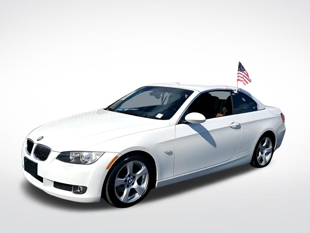 Alpine White 2009 BMW 3 Series 328i Convertible RWD Convertible Rear-Wheel Drive 6-Speed Automatic
