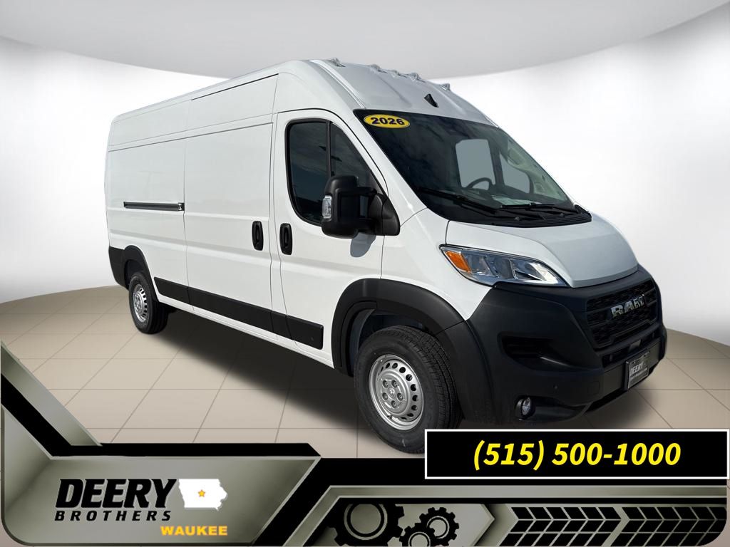 Bright White Clearcoat 2026 RAM ProMaster Van 9-Speed Automatic