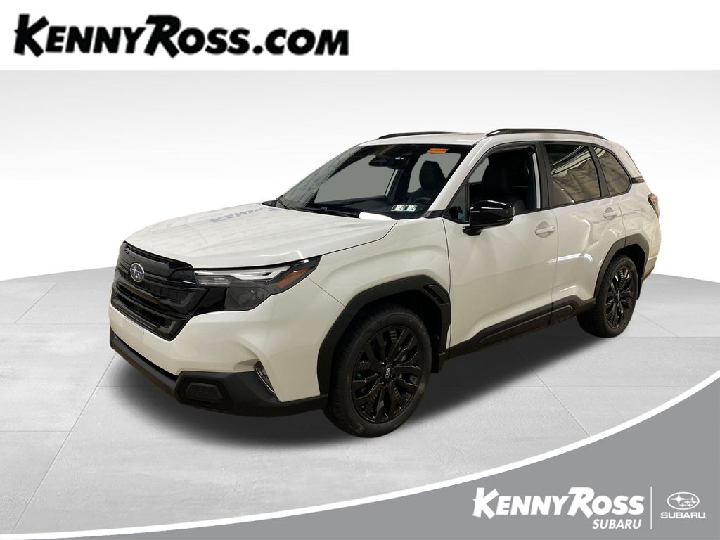 Crystal White Pearl 2026 Subaru Forester SUV / Crossover All-Wheel Drive Continuously Variable Transmission