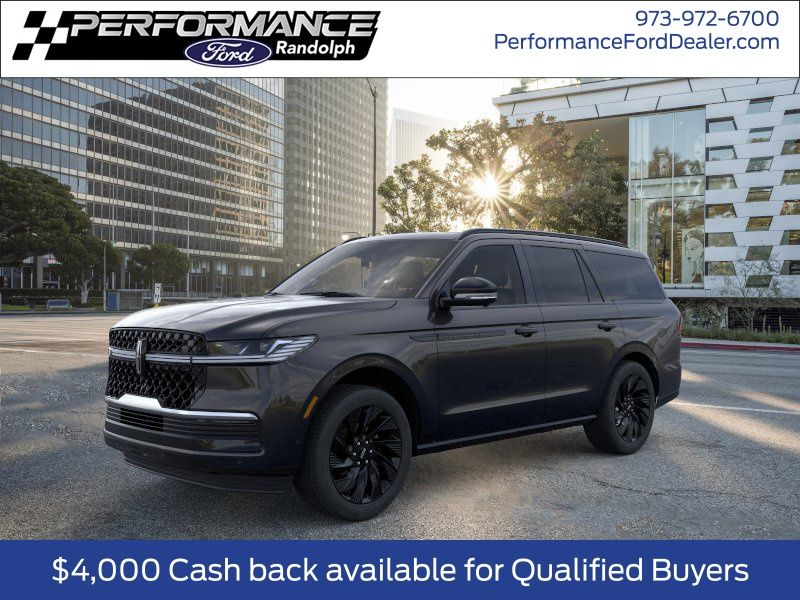 Infinite Black Metallic Clearcoat 2026 Lincoln Navigator SUV / Crossover Four-Wheel Drive Automatic