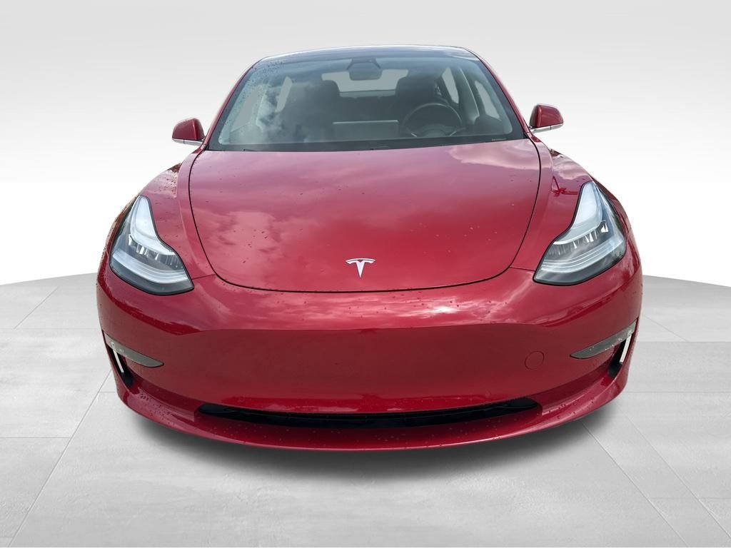 2018 Red Multi-Coat Tesla Model 3 Long Range AWD Sedan