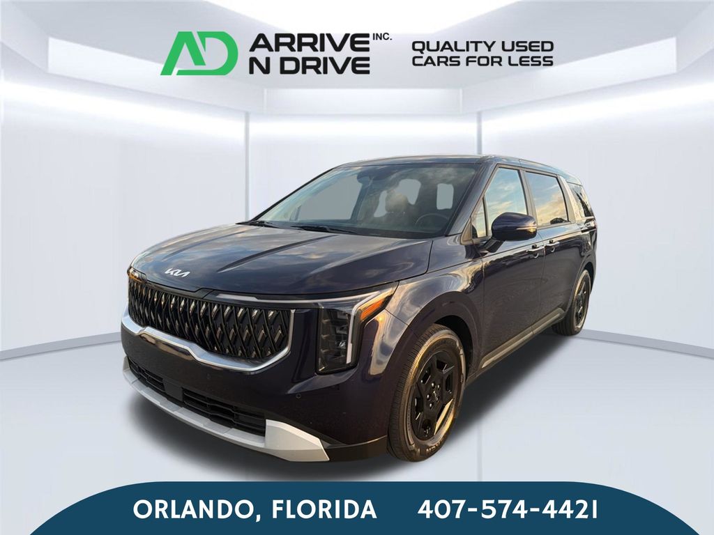 Deep Chroma Blue 2025 Kia Carnival Minivan Front-Wheel Drive 8-Speed Automatic