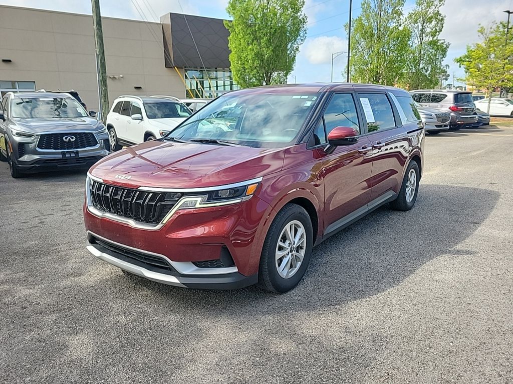 Flare Red 2024 Kia Carnival LX FWD Minivan Front-Wheel Drive 8-Speed Automatic