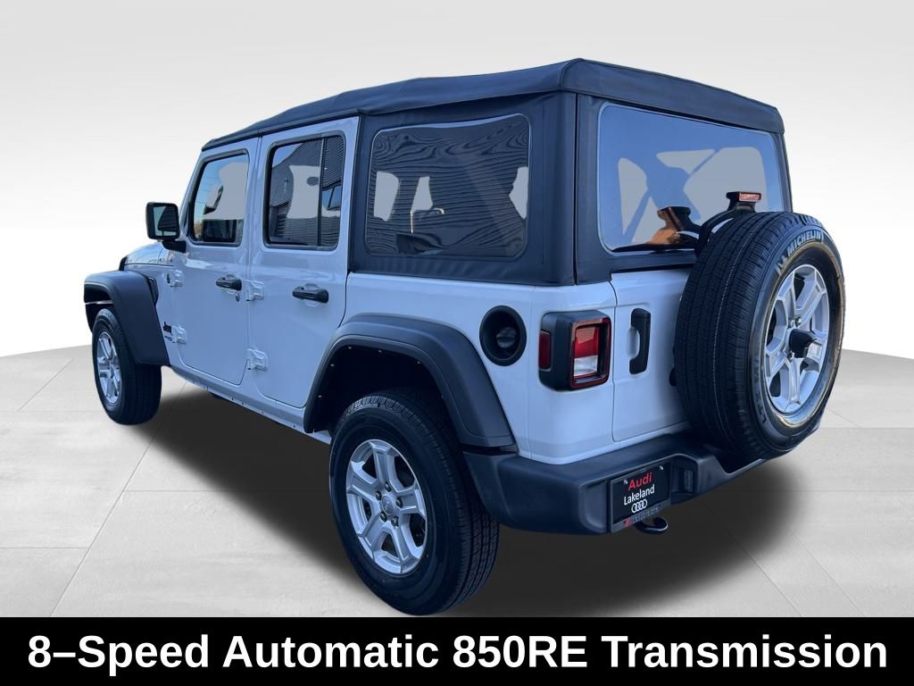 Used 2022 White Jeep Unlimited Sport S image 3