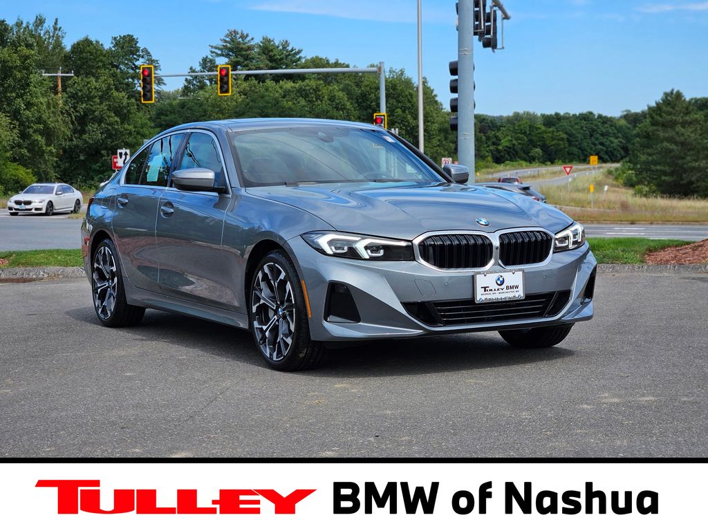 Gray (Skyscraper Grey Metallic) 2025 BMW 3 Series Sedan All-Wheel Drive 8-Speed Automatic