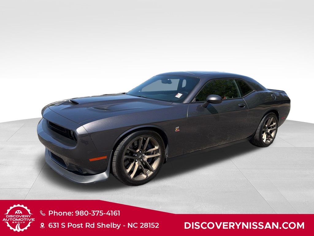 Gray (Granite Pearlcoat) 2022 Dodge Challenger Coupe Rear-Wheel Drive 6-Speed Manual