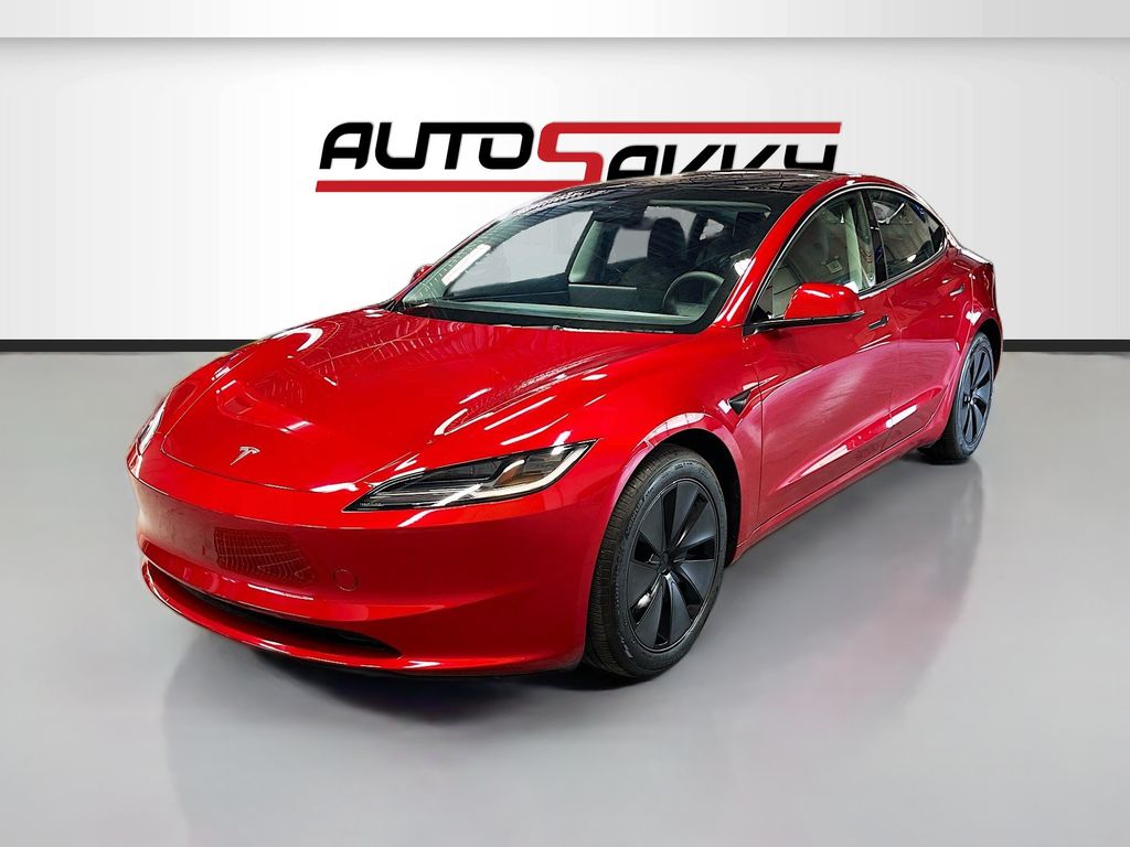 Used 2025 Red Tesla Long Range image 3
