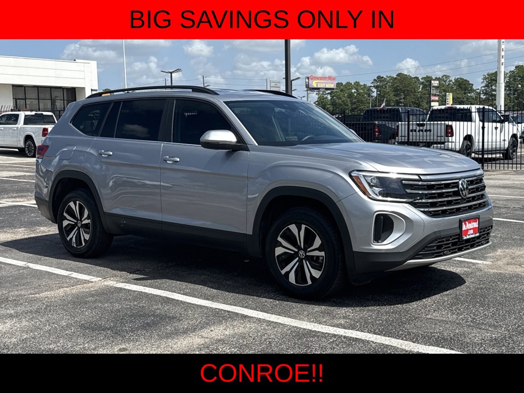 2024 Volkswagen Atlas 2.0T SE Silver at DeMontrond Mazda