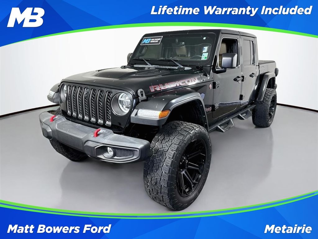 Black Clearcoat 2021 Jeep Gladiator Pickup Truck Four-Wheel Drive 8-Speed Automatic