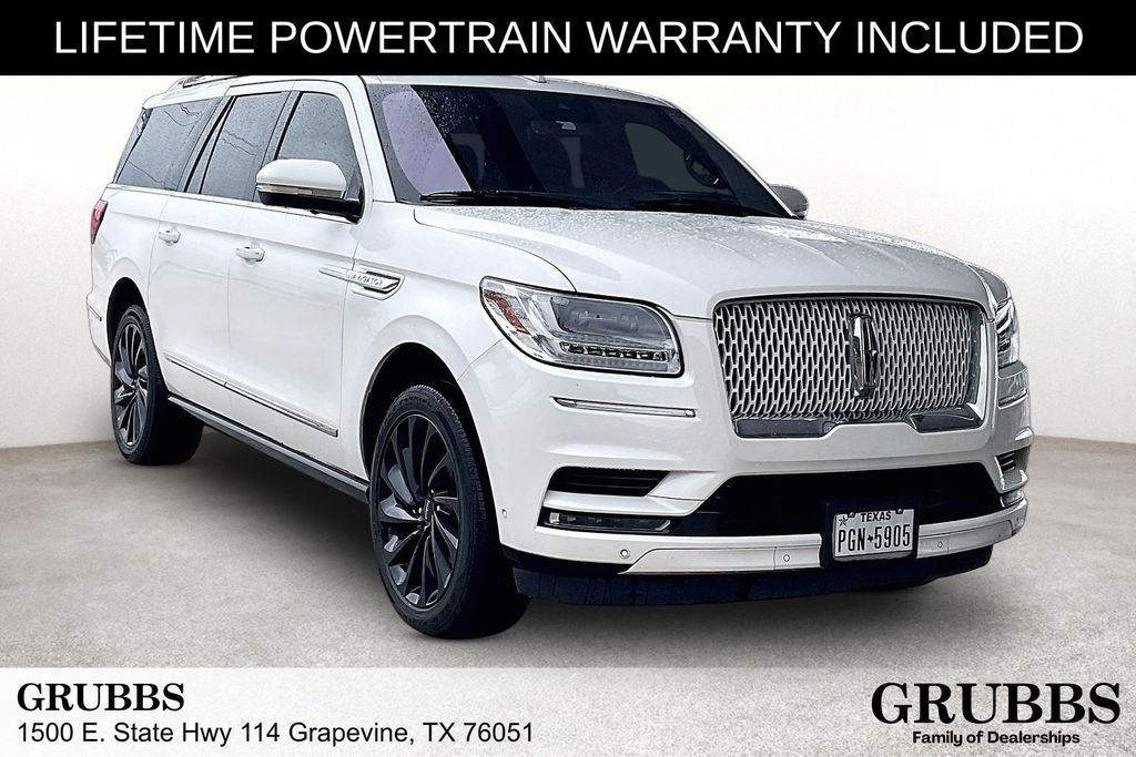 White 2020 Lincoln Navigator L Reserve 4WD SUV / Crossover Four-Wheel Drive Automatic