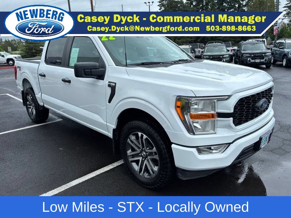 Oxford White 2022 Ford F-150 Pickup Truck Four-Wheel Drive Automatic