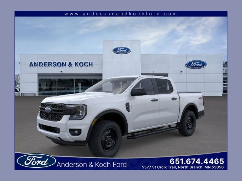 White 2026 Ford Ranger Pickup Truck Four-Wheel Drive Automatic