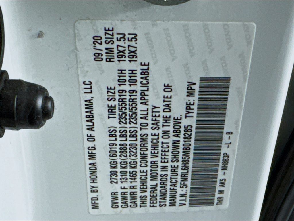 Used Car 2021 Honda Odyssey  Touring For Sale Under $30,000 In Austin, Texas