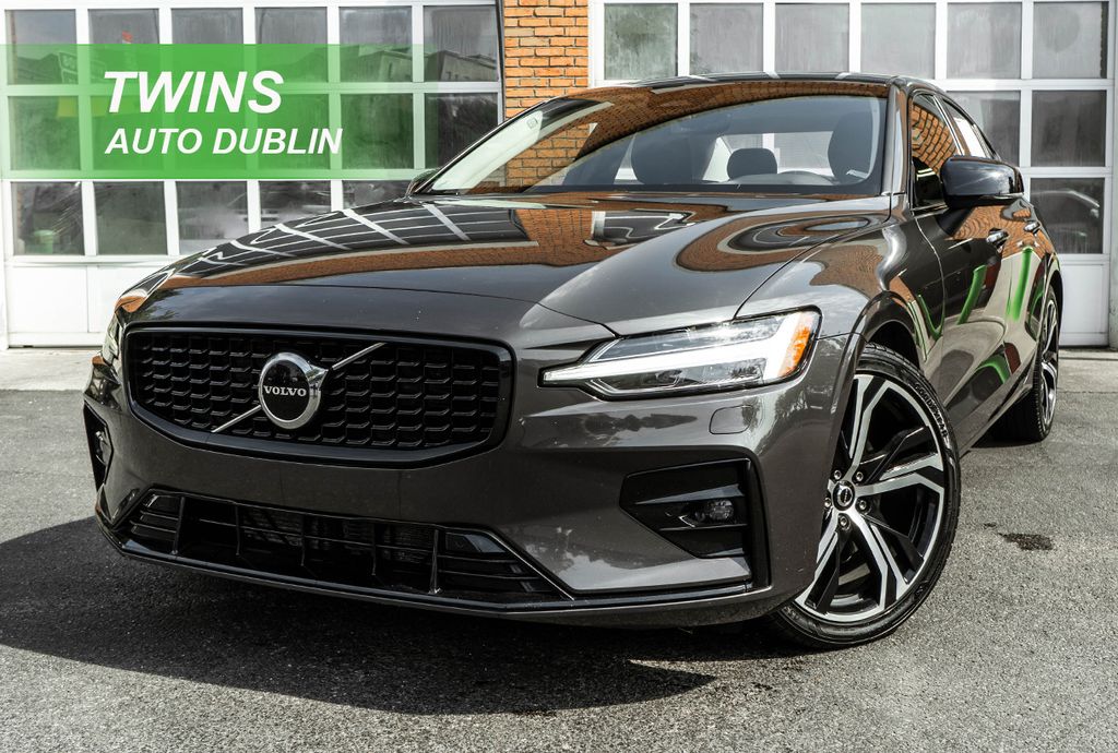 Gray 2024 Volvo S60 Sedan All-Wheel Drive Automatic