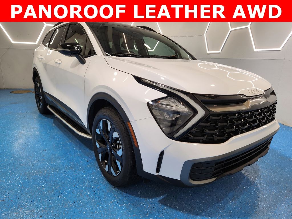 Glacial White Pearl 2023 Kia Sportage X-Line AWD SUV / Crossover All-Wheel Drive 8-Speed Automatic