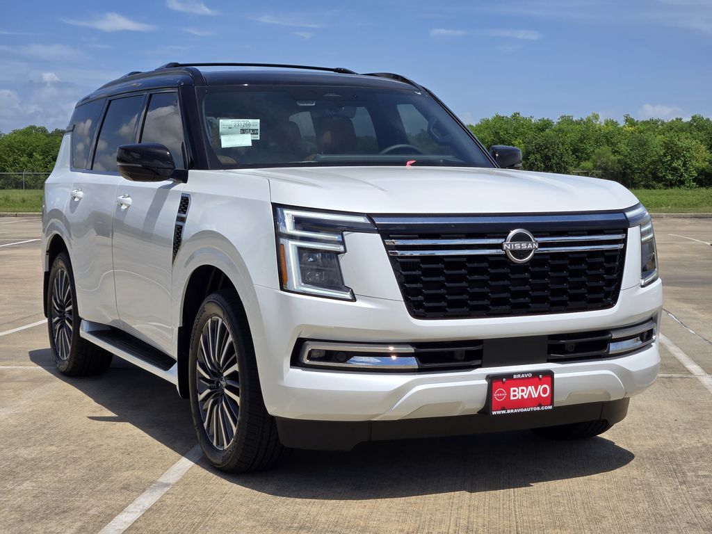 2026 Nissan Armada Platinum Reserve White at South Houston Nissan
