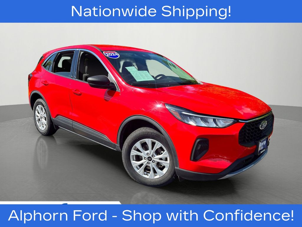 Race Red 2024 Ford Escape SUV / Crossover All-Wheel Drive 8-Speed Automatic