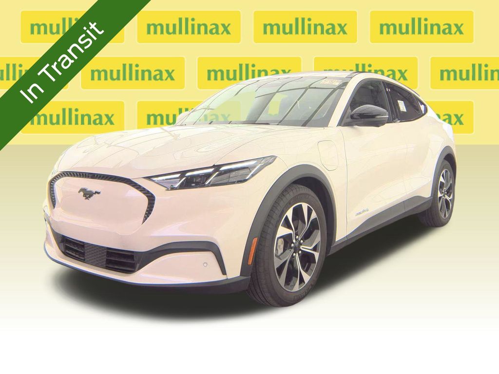 2025 White Metallic Ford Mustang Mach-E Select AWD SUV