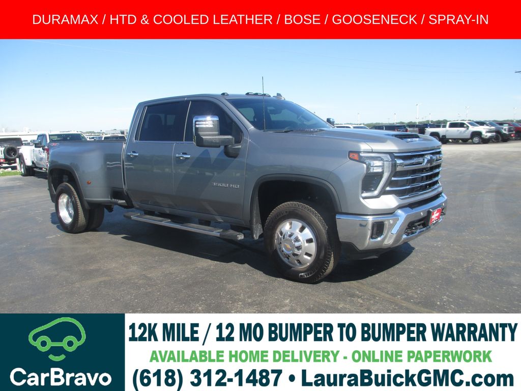 Sterling Gray Metallic 2025 Chevrolet Silverado 3500HD Pickup Truck Four-Wheel Drive Automatic