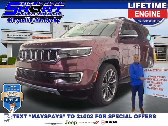 Velvet Red Pearlcoat 2023 Jeep Wagoneer SUV / Crossover Four-Wheel Drive 8-Speed Automatic