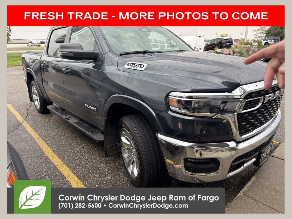 Blue Metallic 2025 RAM 1500 Pickup Truck Four-Wheel Drive 8-Speed Automatic