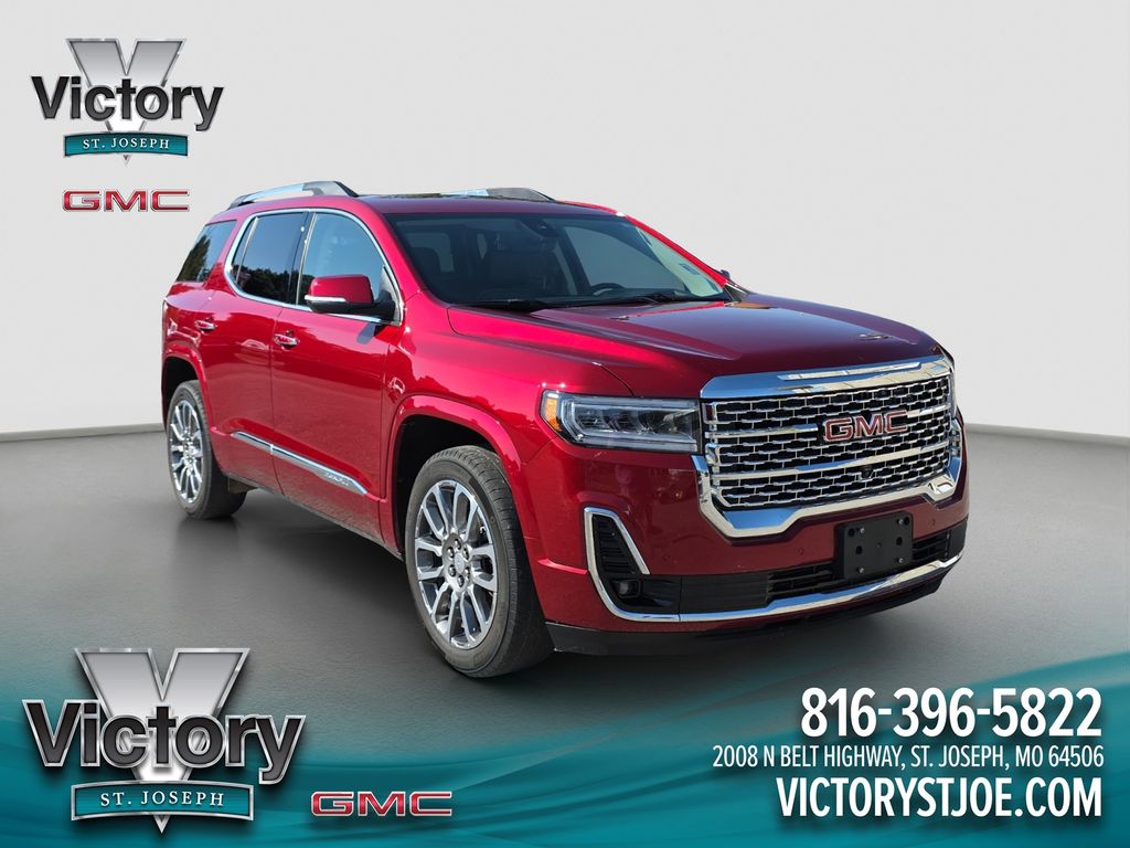 Volcanic Red Tintcoat 2023 GMC Acadia SUV / Crossover Four-Wheel Drive 9-Speed Automatic