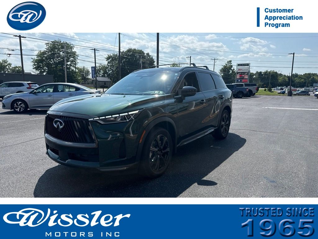 Deep Emerald/Black Obsidian 2026 INFINITI QX60 SUV / Crossover All-Wheel Drive 9-Speed Automatic
