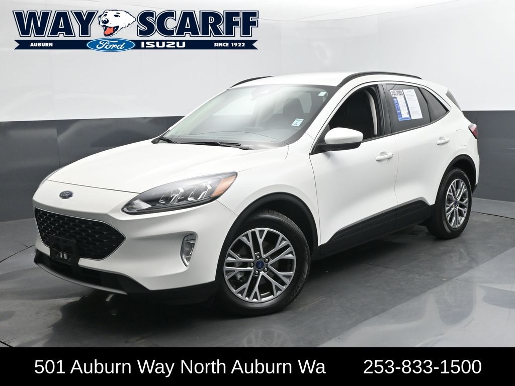 White Metallic 2022 Ford Escape SEL FWD SUV / Crossover Front-Wheel Drive 8-Speed Automatic