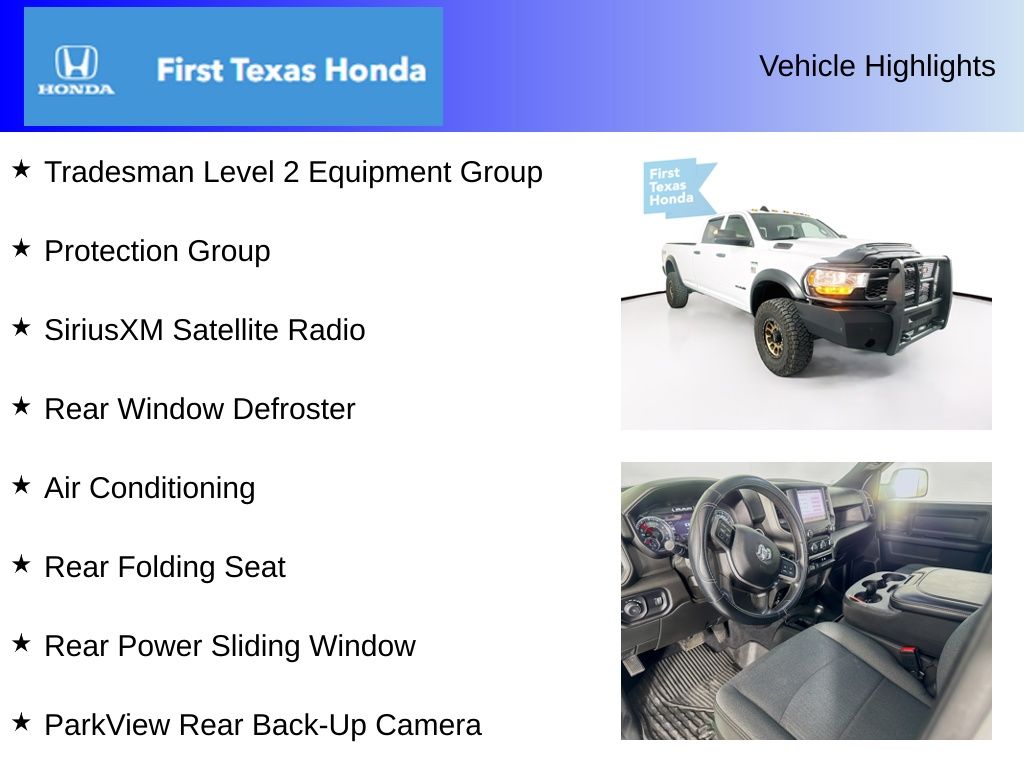 Used Car 2022 Ram 2500  Tradesman For Sale Under $40,000 In Austin, Texas