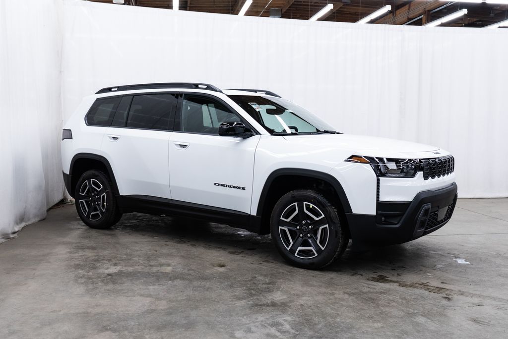 Bright White Clearcoat 2026 Jeep Cherokee Limited 4WD SUV / Crossover Four-Wheel Drive Continuously Variable Transmission
