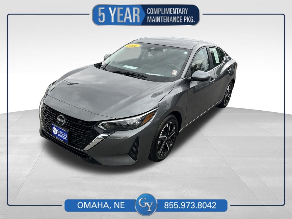 Gray (Gun Metallic) 2025 Nissan Sentra Sedan Front-Wheel Drive Continuously Variable Transmission