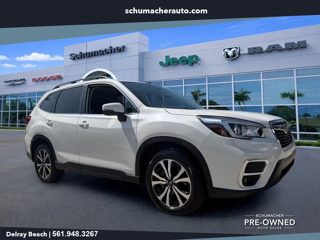 Crystal White Pearl 2020 Subaru Forester SUV / Crossover All-Wheel Drive Continuously Variable Transmission