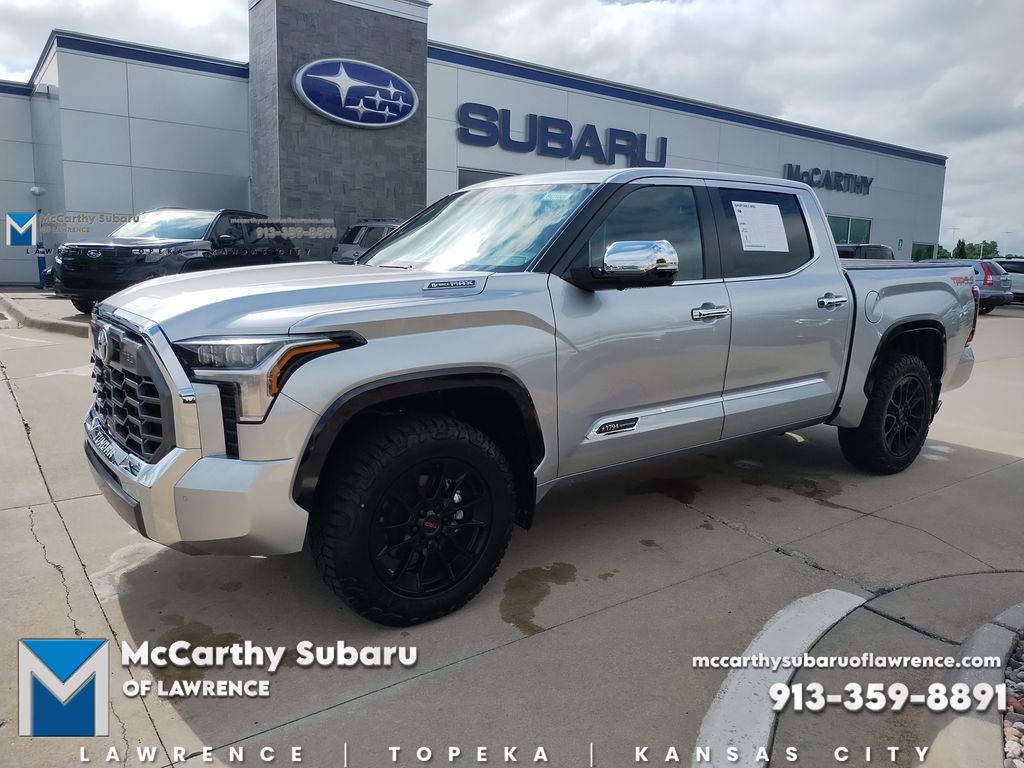 Celestial Silver Metallic 2025 Toyota Tundra Hybrid Pickup Truck Four-Wheel Drive Automatic