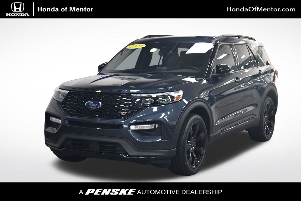 Stone Blue Metallic 2023 Ford Explorer SUV / Crossover All-Wheel Drive Automatic
