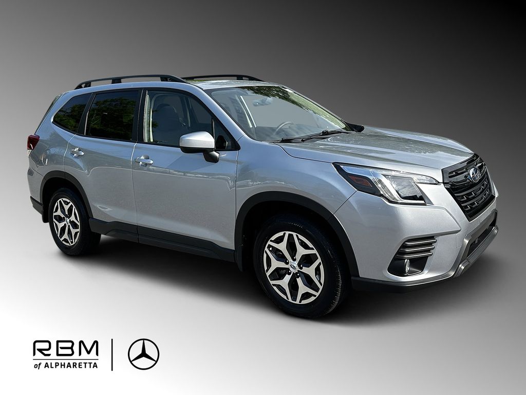 Ice Silver Metallic 2023 Subaru Forester SUV / Crossover All-Wheel Drive Continuously Variable Transmission