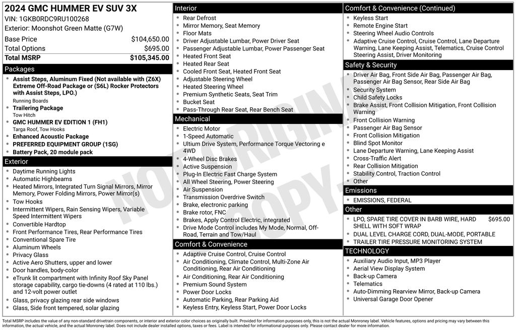 Used 2024 GMC Hummer EV SUV SUV